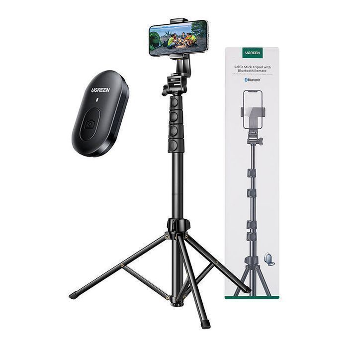 Selfie Stick Statyw Z Pilotem Bluetooth Ugreen Lp680 1,7M