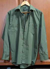 Чоловіча сорочка хакі зелёный Dornbusch 39/40 M