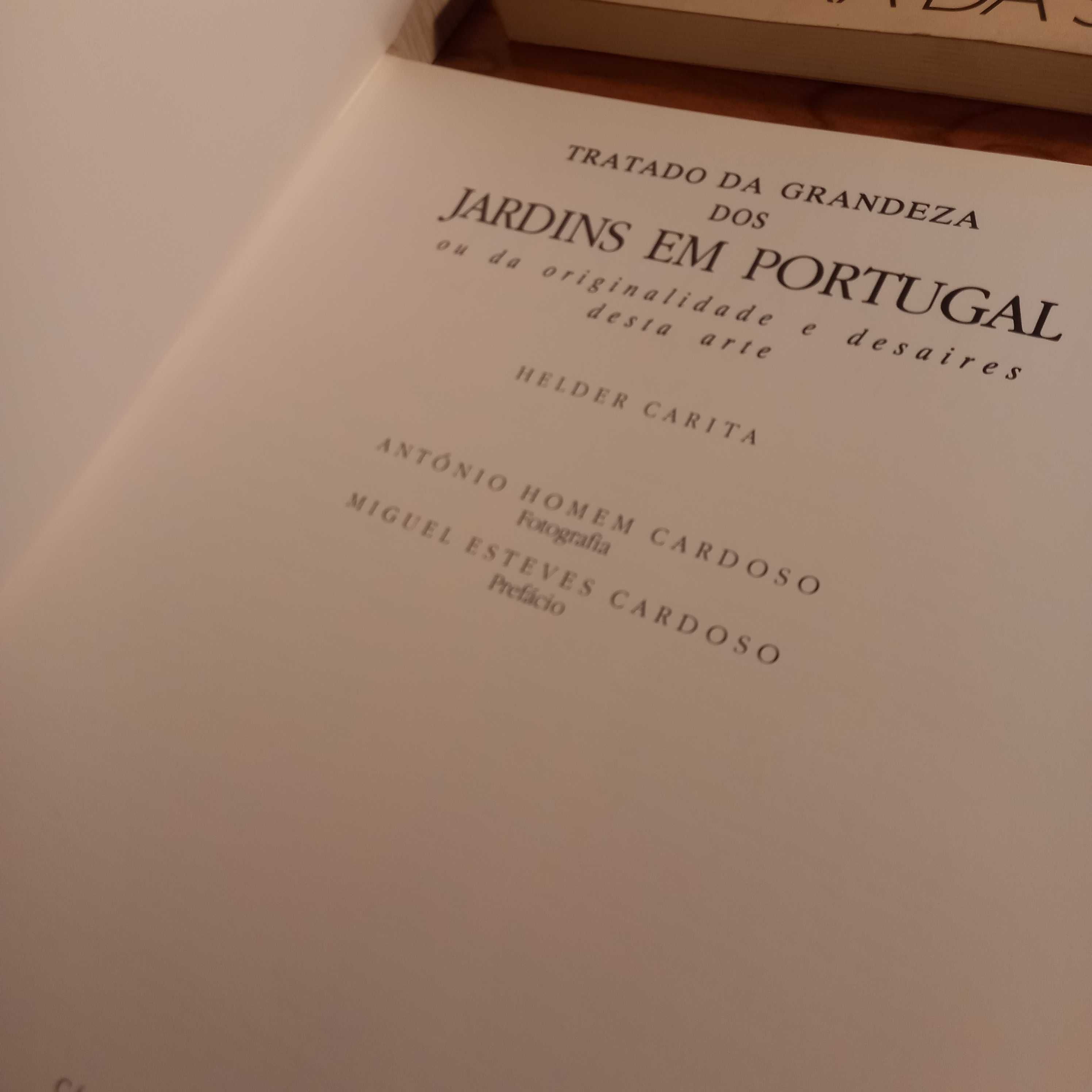 Grande Livro álbum sobre os Jardins em Portugal