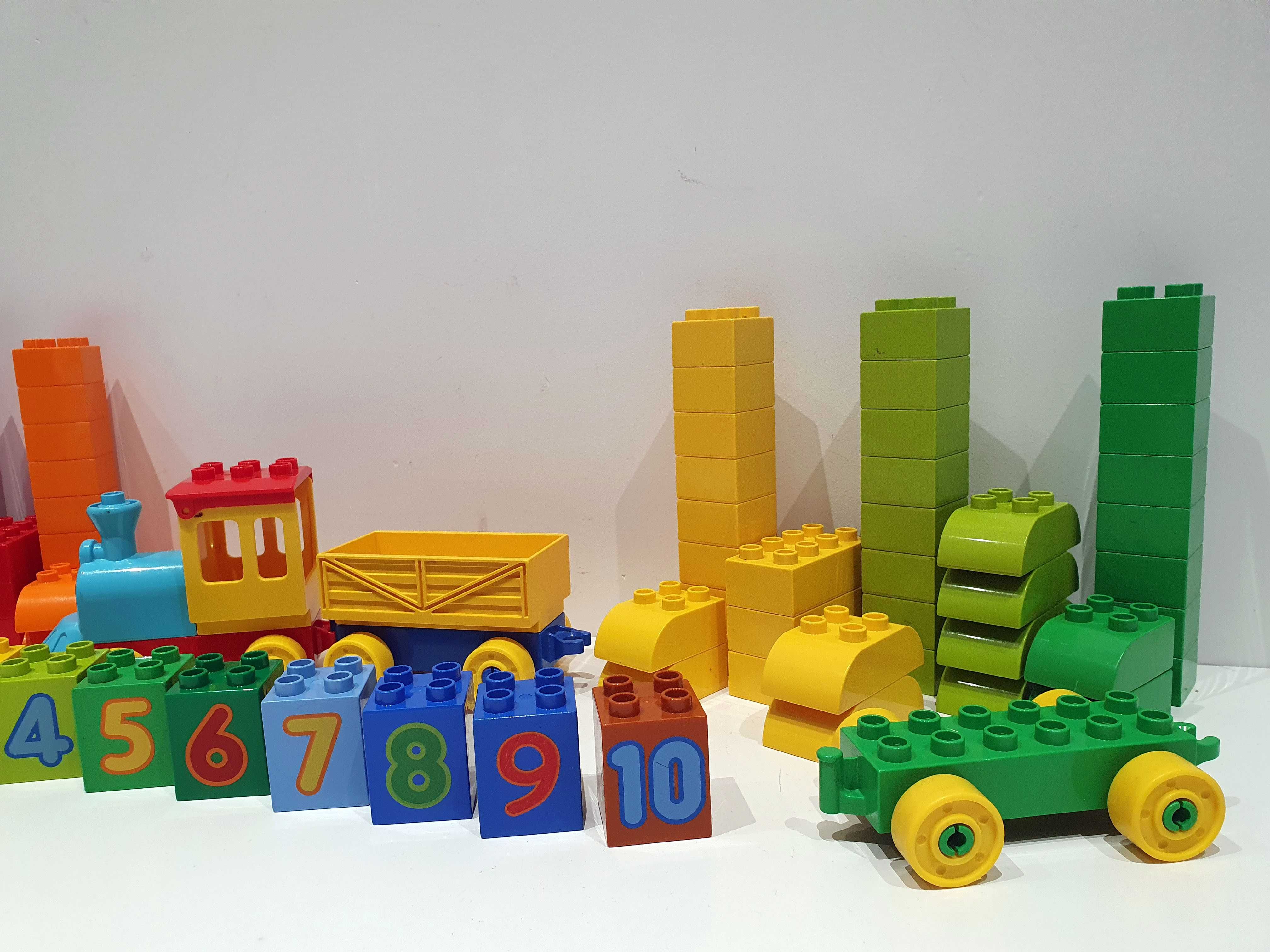 Lego DUPLO 5486 zestaw kreatywny klocków pociąg cyfry klocki budowlane