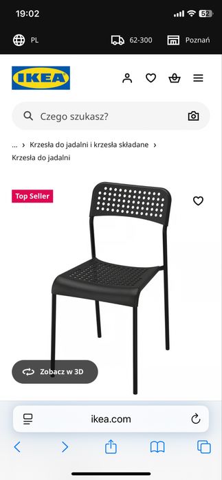 Krzeslo Adde ikea