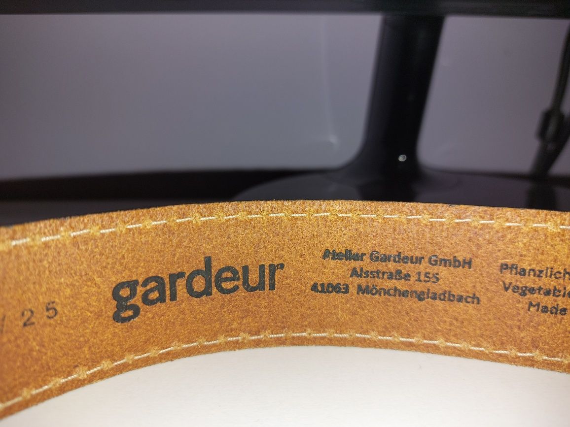 Pasek skórzany Atelier Gardeur Men dł. 90 cm brązowy nowy