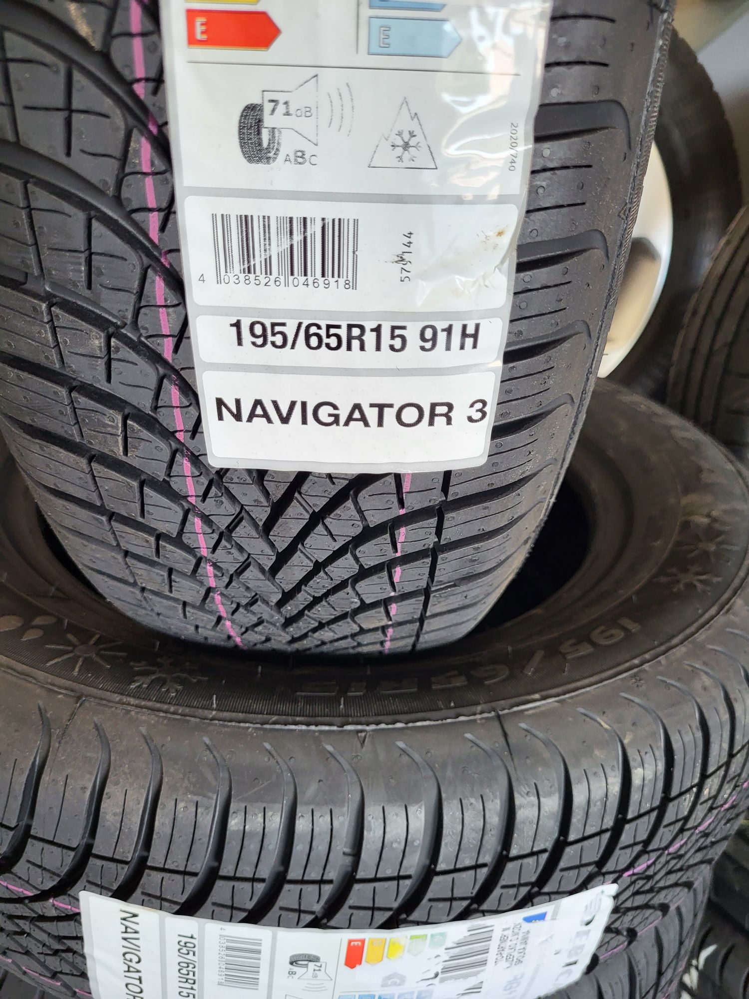 Opony całoroczne 195/65R15 91H Dębica Navigator 3 NOWOŚĆ! Montaż!2023r