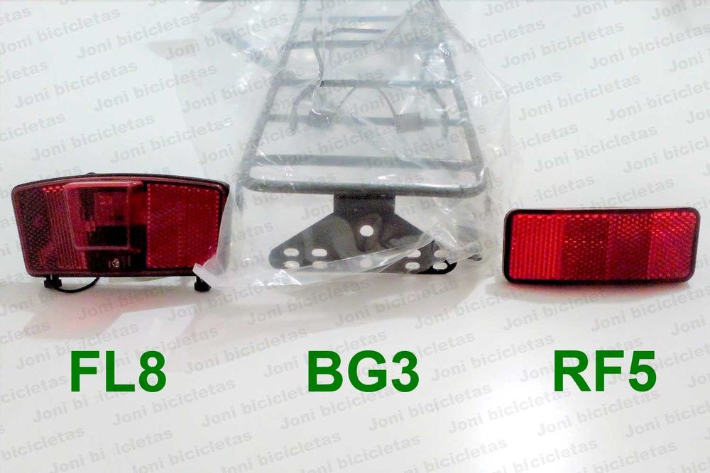 Bagageira/porta alforges de bicicleta (roda 26/28)