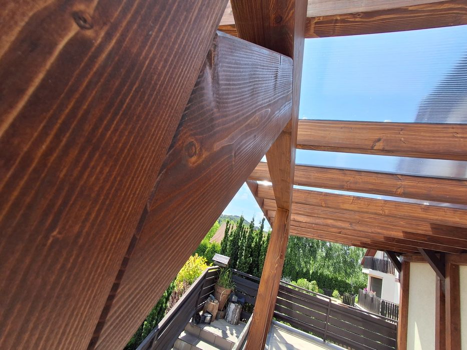 Zadaszenia tarasu pergola poliwęglan