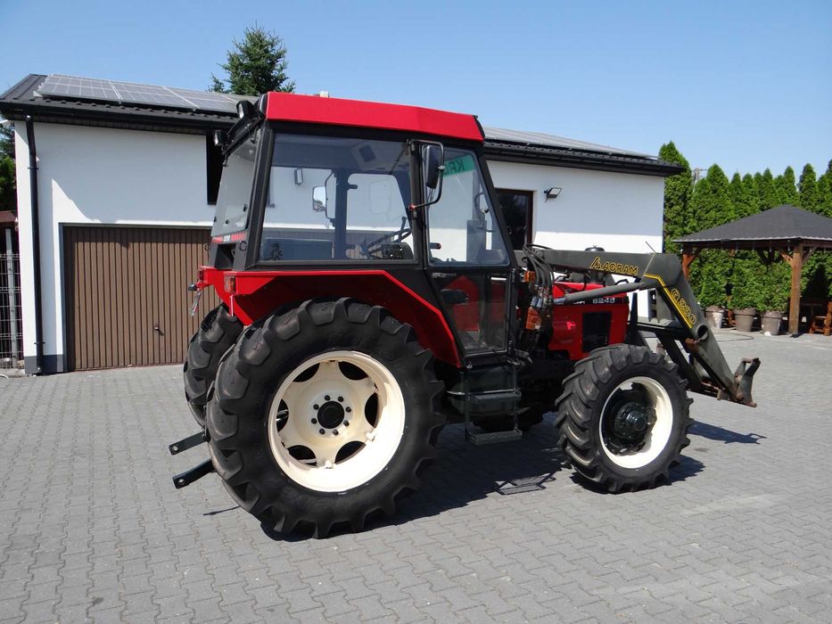 Zetor 6245 4x4. Sprowadzony. Ładowacz czołowy.
