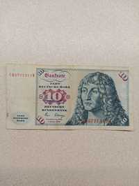 Stary banknot 10 marek niemieckich z 1980 roku!