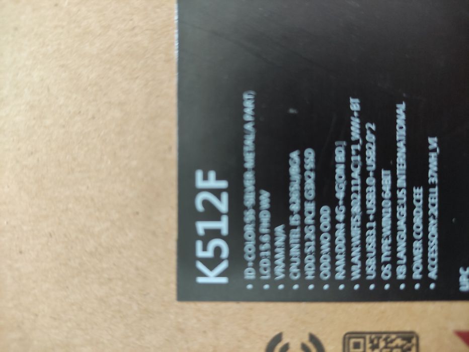 Asus VivoBook K512F - nowy