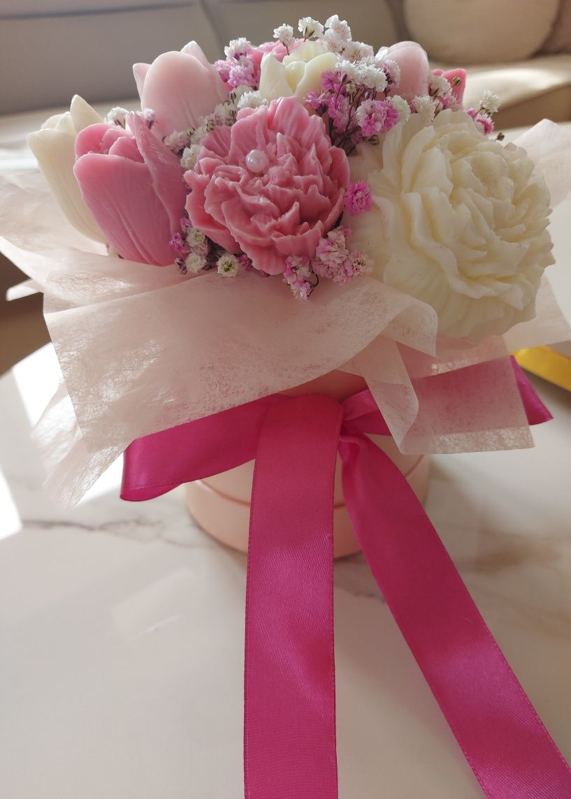 FLOWER BOX wosk sojowy