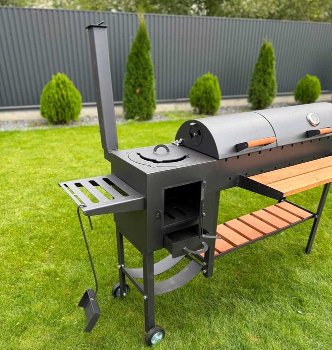 Бомбезний мангал 5 мм з пічкою - ВСЕ В КОМПЛЕКТІ!