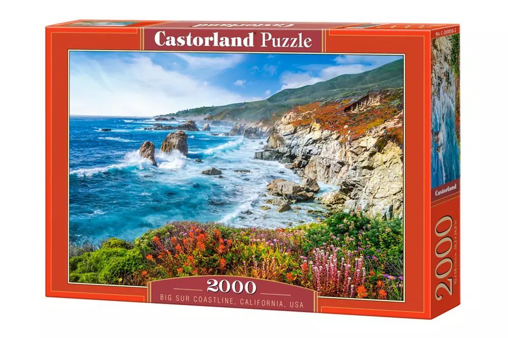 Puzzle 2000 elementów. Big Sur Coastline, California, USA. Castorland