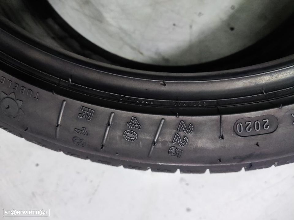 2 pneus semi novos 225-40r18 kleber - oferta dos portes