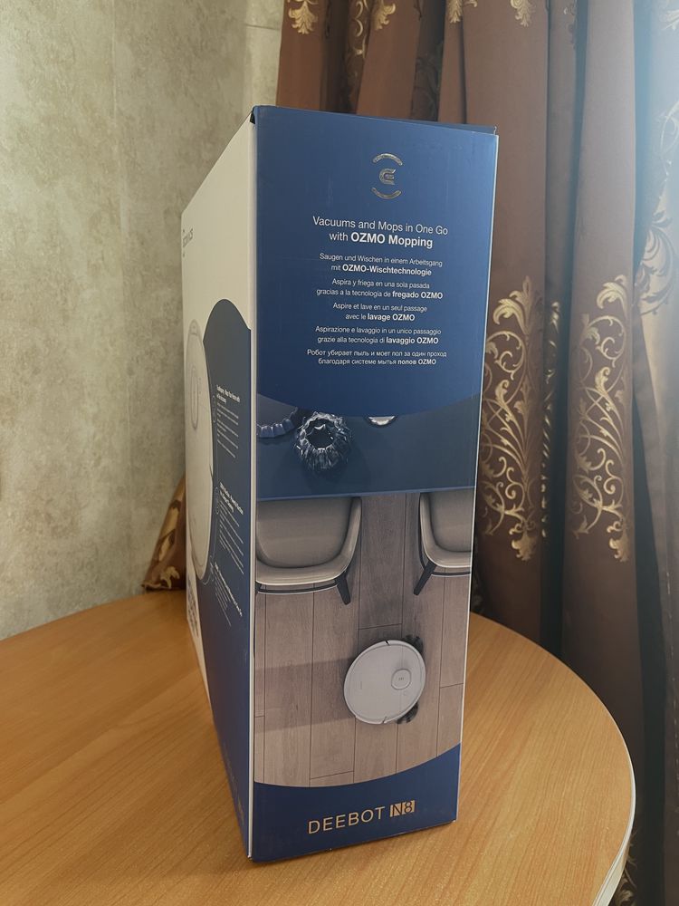 Робот пилосос ECOVACS DEEBOT OZMO N8 запакований на гарантії