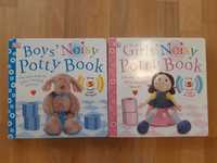 Boy's or Girl's Noisy Potty Book - angielska książka dźwiękowa