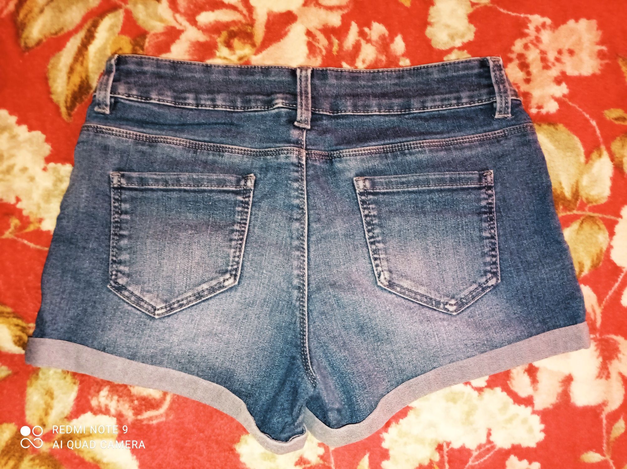Модные джинсовые шорты 9-13лет
