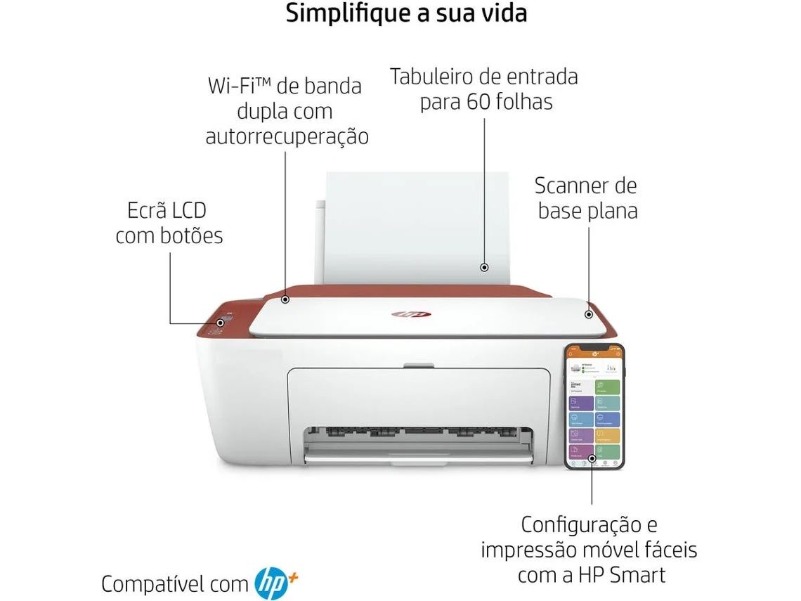 Impressora HP Deskjet 2723e