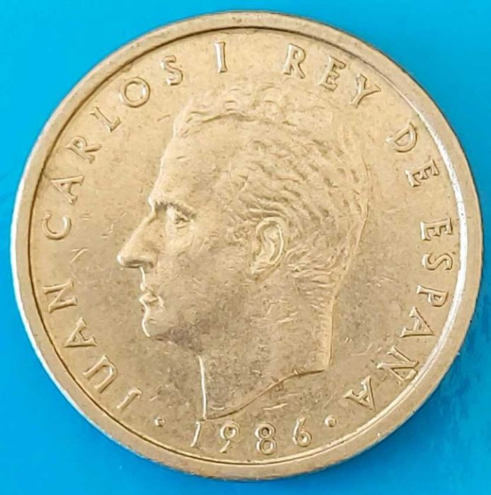 100 Pesetas de 1986, Espanha, Rei Juan Carlos I