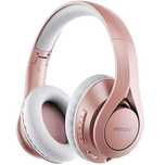 Mpow BH451B Lite Słuchawki bezprzewodowe bluetooth 5.2 nauszne 60h róż
