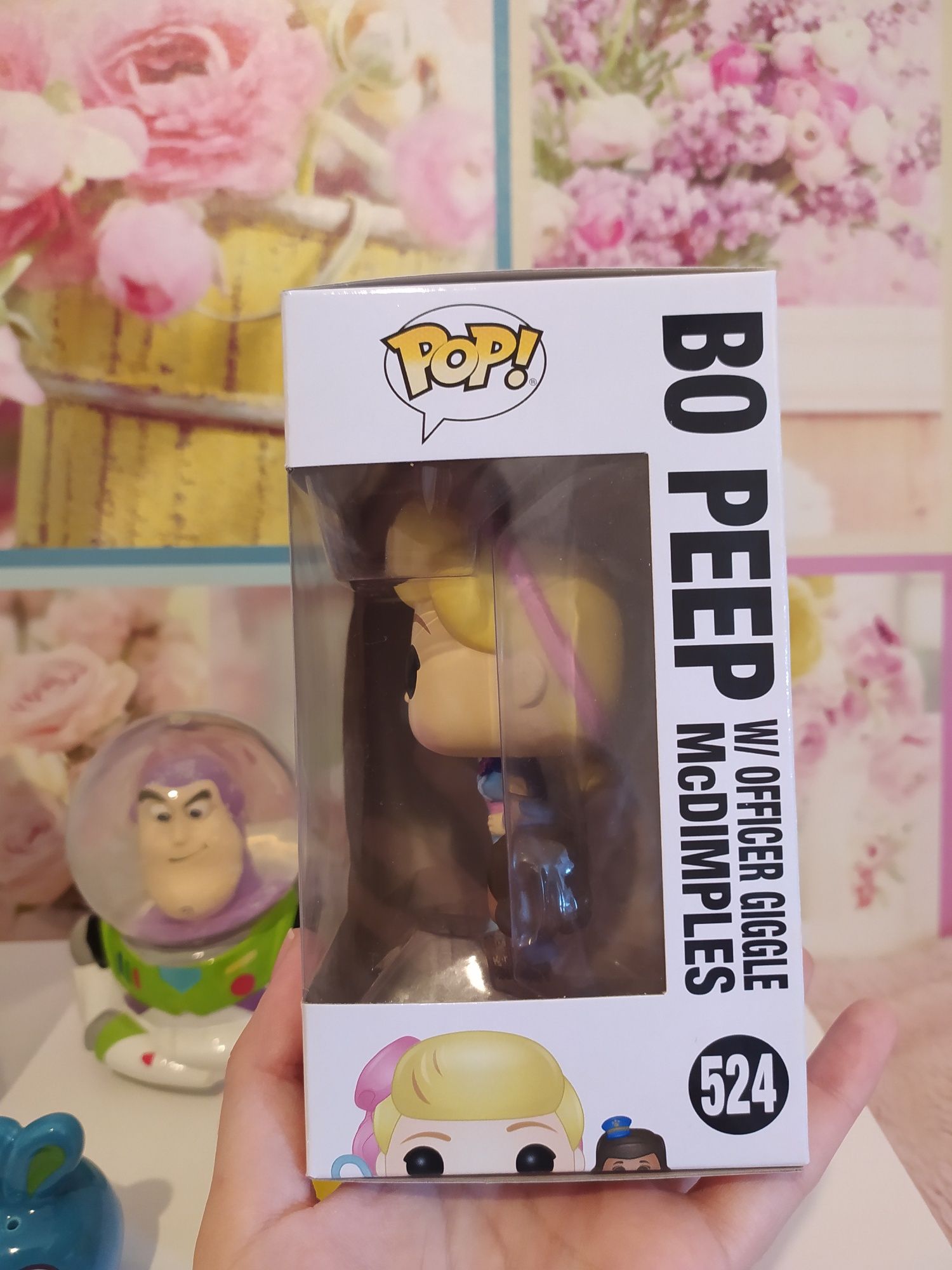 Pack Funko Pop Bo Peep + saleiro + globo de neve Buzz Toy Story