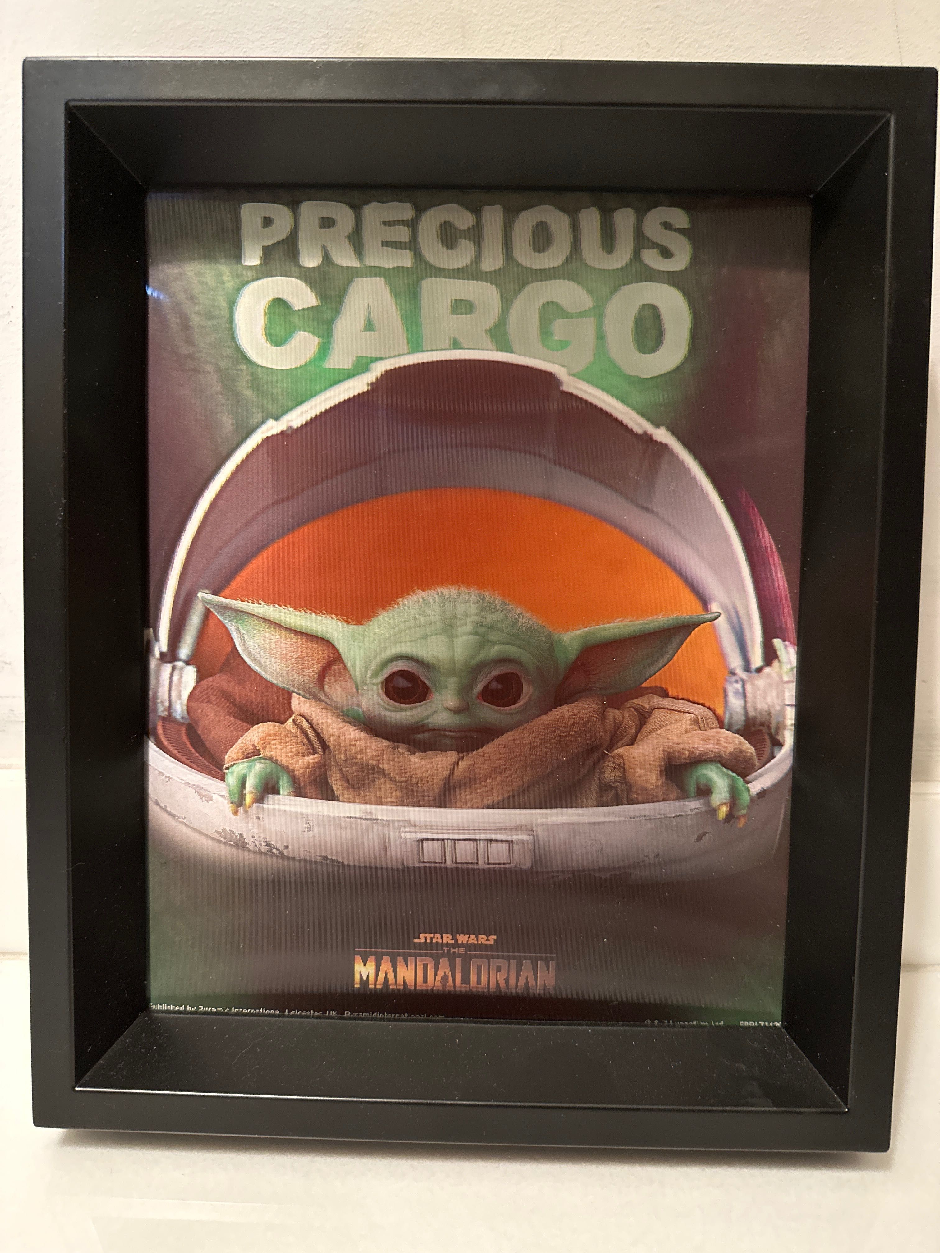 Quadro 3D Baby Yoda