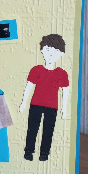 Wykrojniki, chłopak i dziewczyna. Scrapbooking, rękodzieło