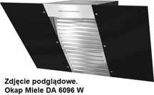 Okap, pochłaniacz, wyciąg przyścienny Miele DA 6096 W,LED,szer. 89,8cm