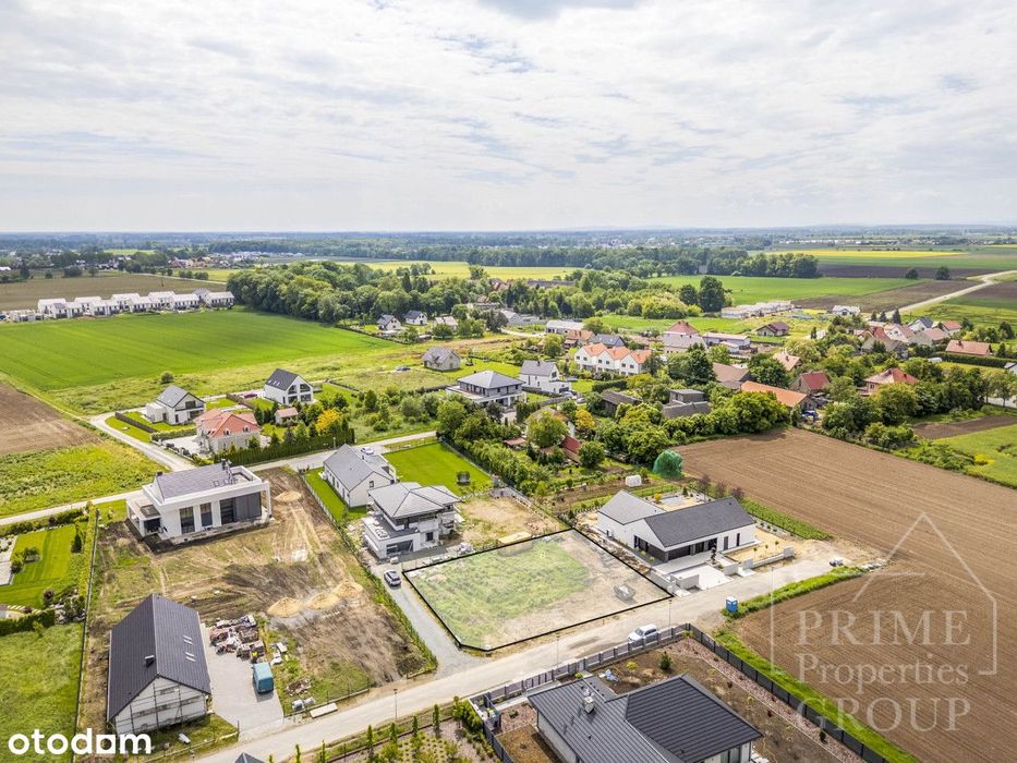 Żerniki Małe k. Tyniec Mały Działka budowl. 1000m2