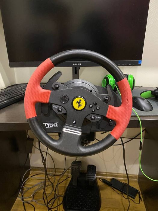 Игровой руль Thrustmaster T150 Ferrari edition