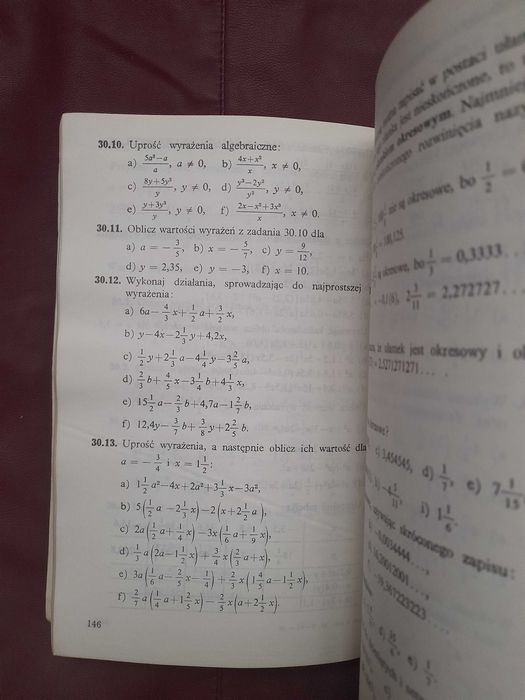 Zbiór zadań z matematyki dla klas V-VI