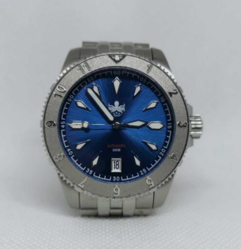 Zegarek PHOIBOS Voyager V2 Blue PYO26B Diver nowy pełny set