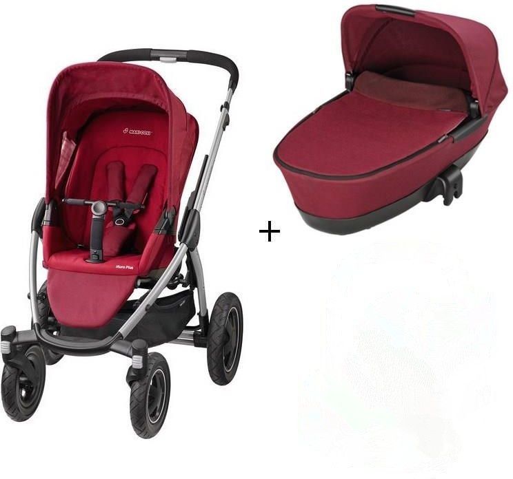 Wózek dla dziecka Maxi Cosi Mura 4 Plus Robin Red spacerówka + gondola