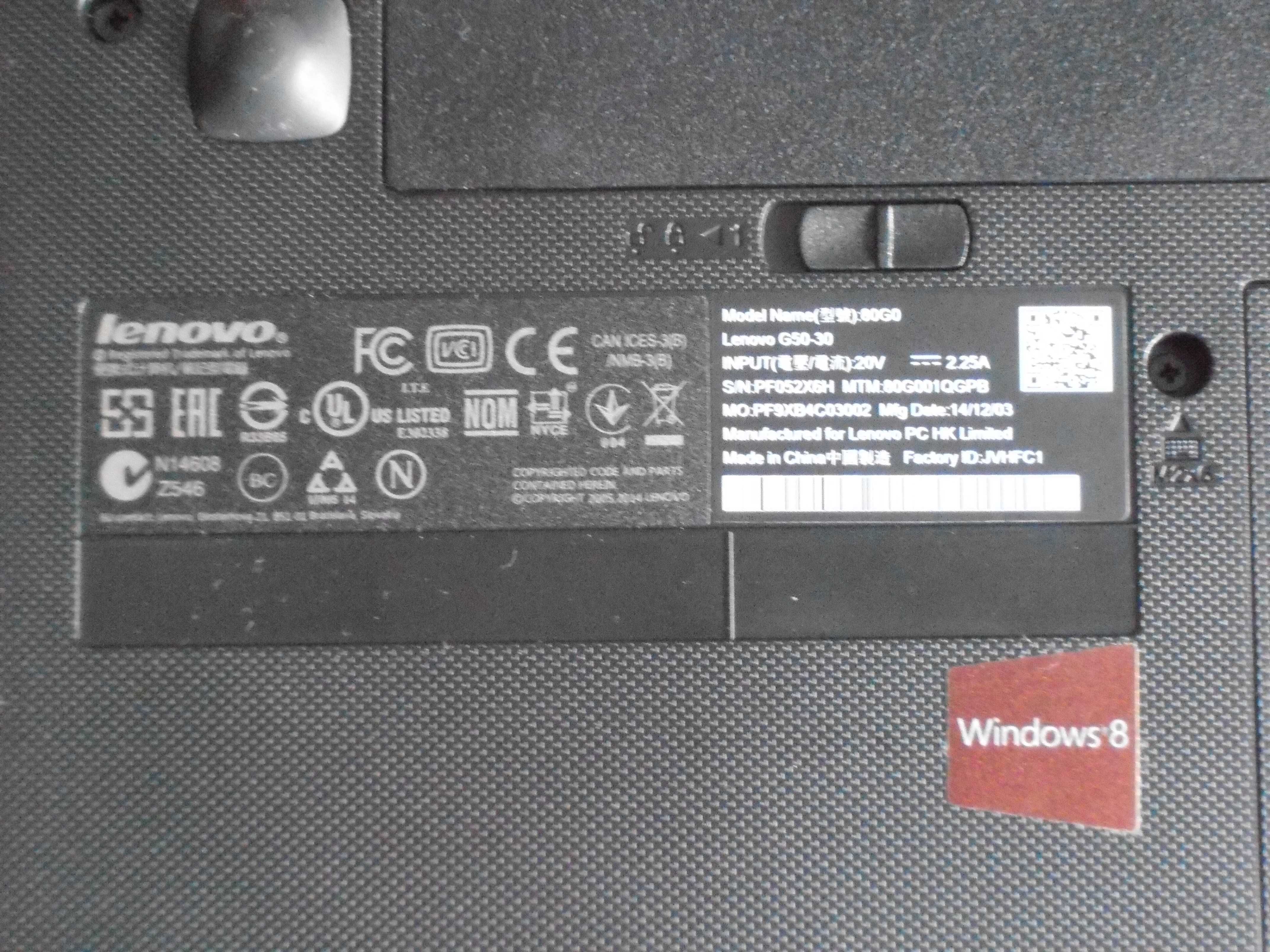 laptop lenovo g50-30 sprawny 1T