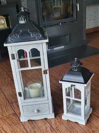 Lampiony latarnie shabby chick