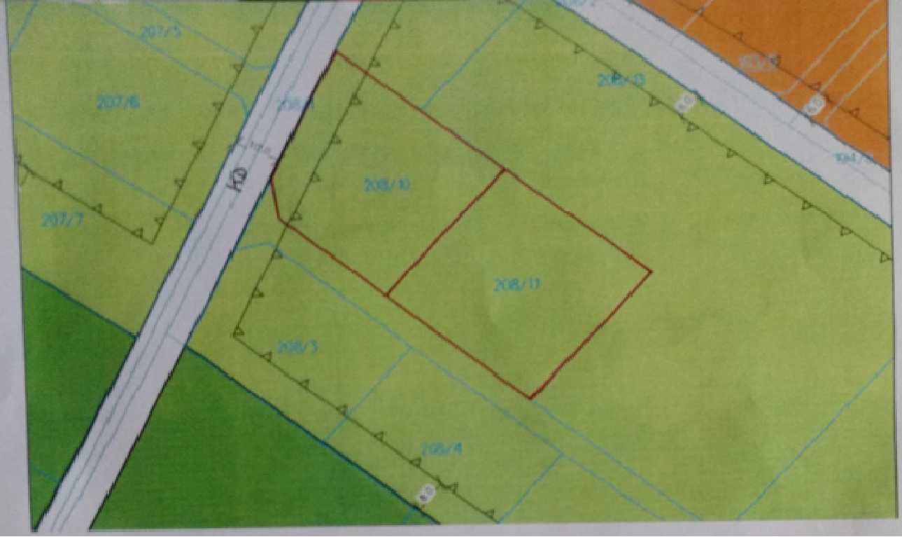 Działka 2x1500 m2 ul Okrężna, Ojrzanów, gmina Żabia Wola
