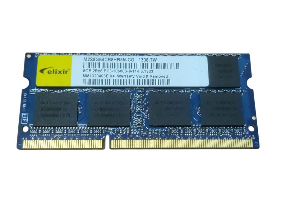 Pamięć RAM 1 x 8GB DDR3 | Laptop | 1333MHz | Elixir M2S8G64CB8HB5N-CG