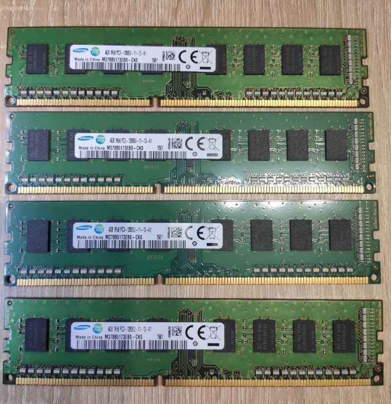 Пам'ять Samsung DDR-3 1600 MHz 16 Gb (4x4Gb)