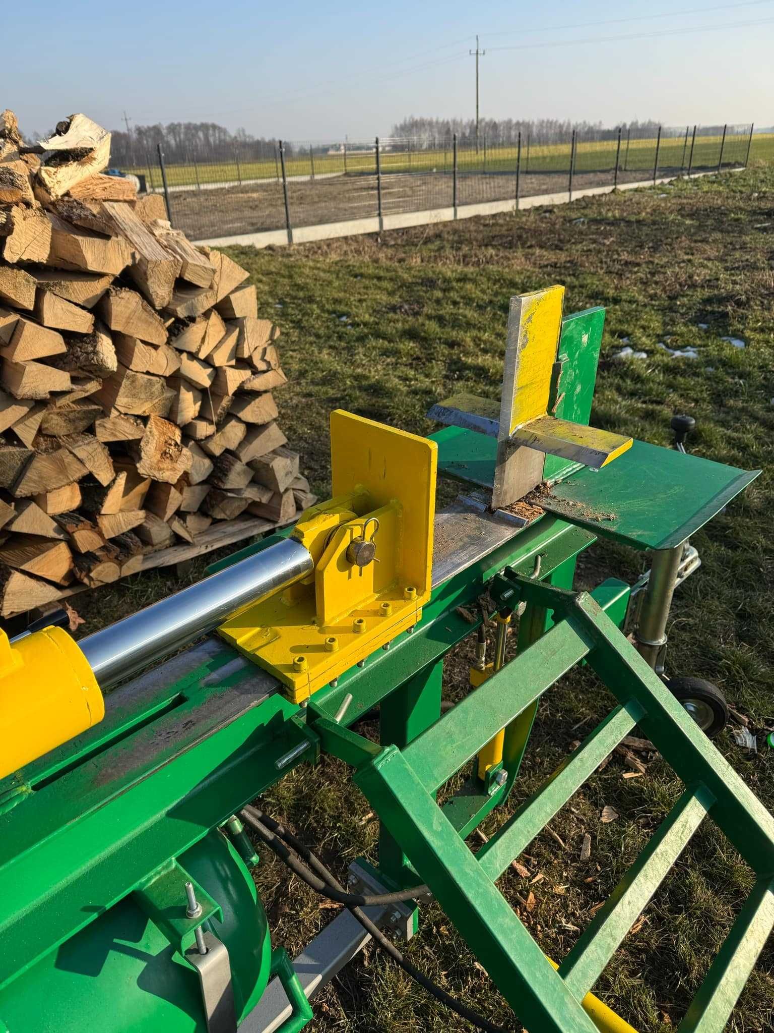 Łuparka hydrauliczna 20 ton z silnikiem spalinowym 15 KM