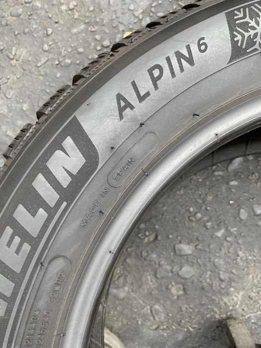 Шини  205/55 R16 пара Michelin 8мм 2022р, зима