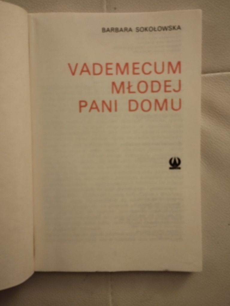 Sokołowska Vademecum młodej pani domu