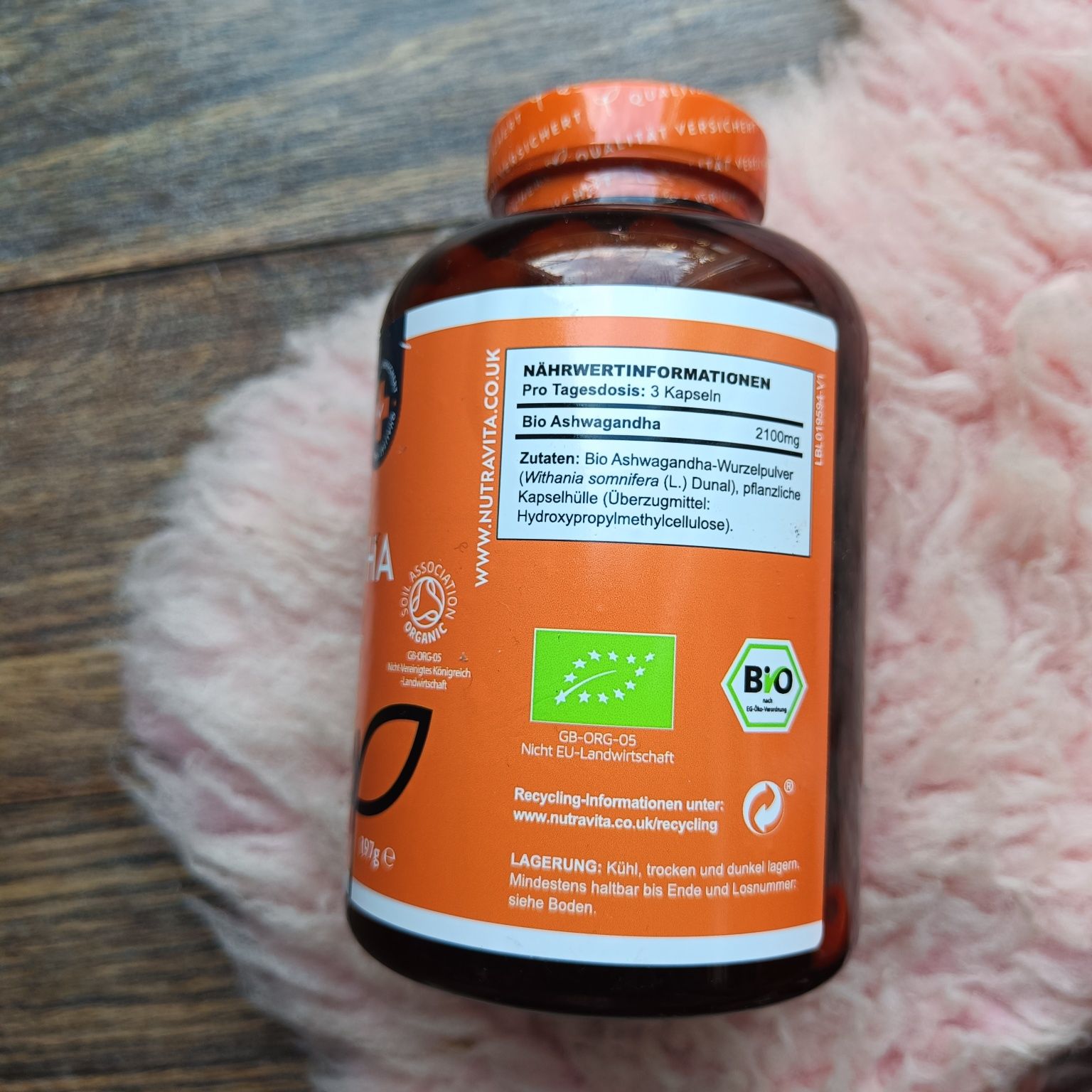 Ashwagandha 240 kapsułek Spokój Relaks