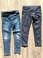 Jeansy r 110 leginsy dla dziewczynki NEXT Reserved super stan