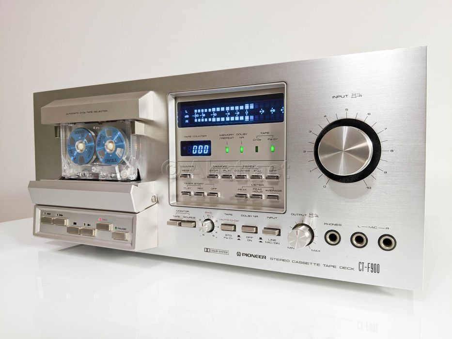 Pioneer CT-F900 Deck 3-head 2-motor "Blue Line" Made in Japan 1980