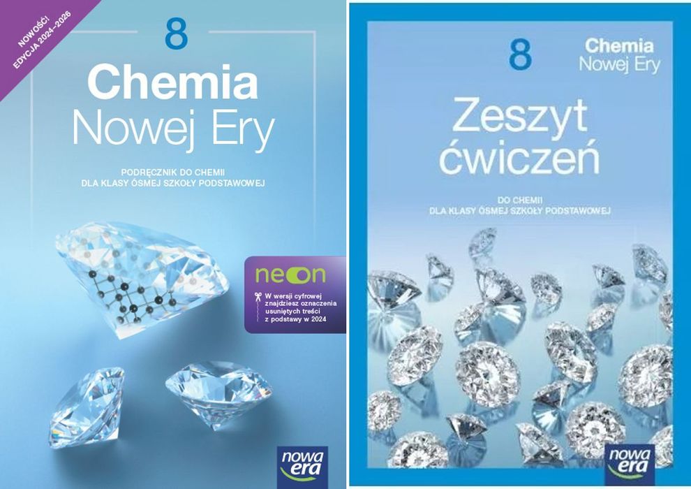 Chemia Nowej Ery 8 Podręcznik + Ćwiczenia Neon Nowa Era