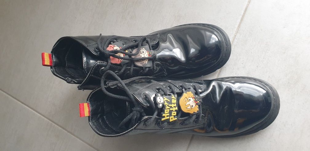 Botki, buty, Harry Potter, lakierowane, dziewczęce