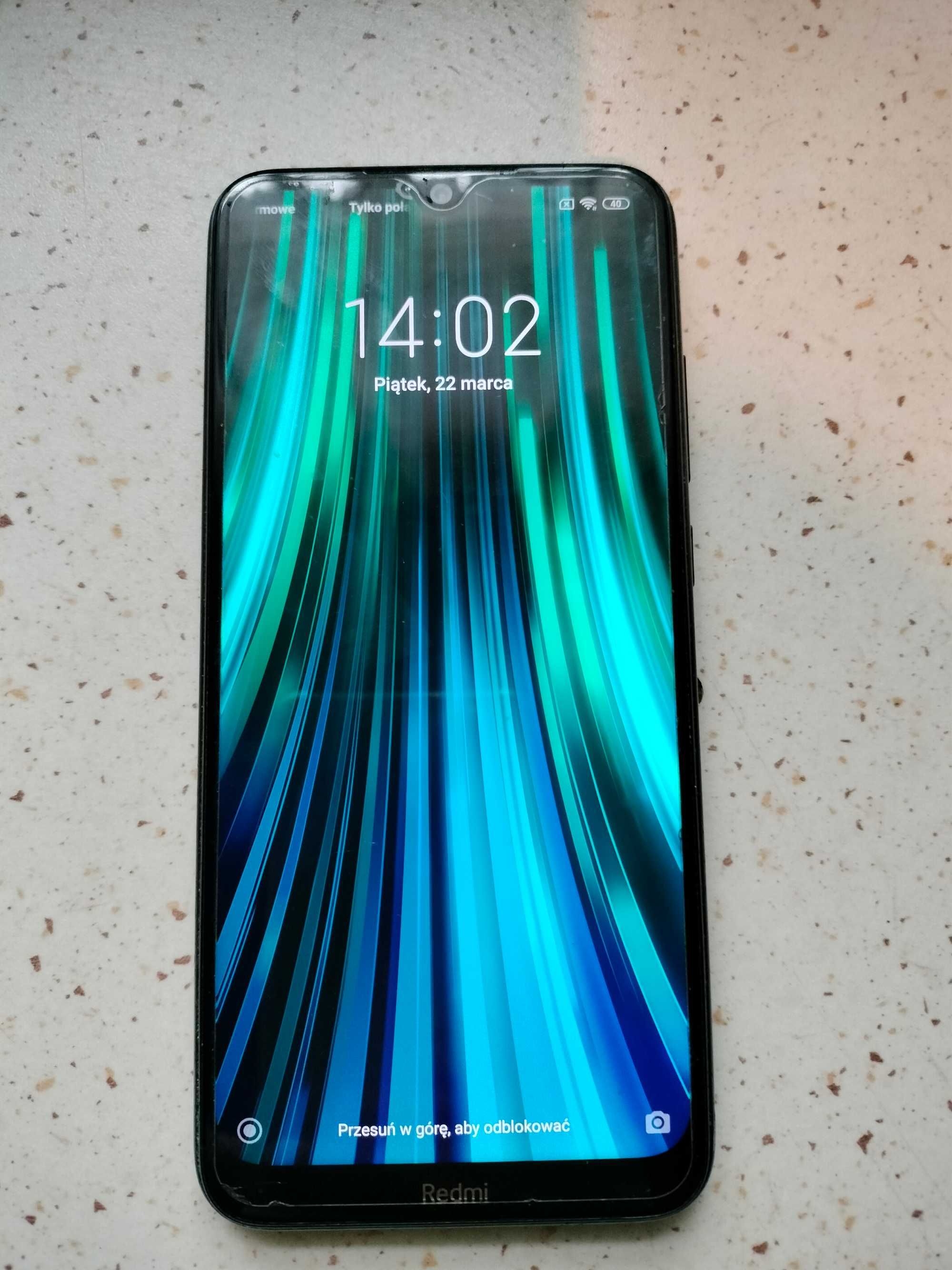 Sprzedam w bardzo dobrym stanie tylko brak pudełka Redmi 8 t