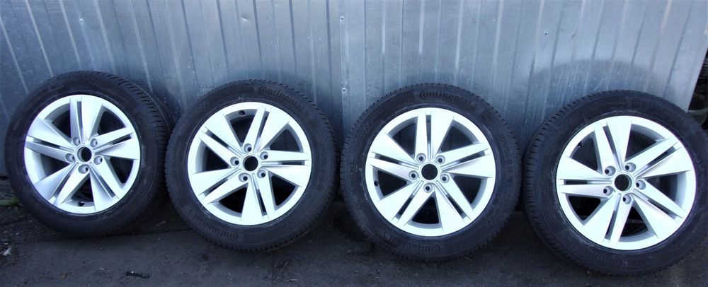 KOŁA VW GOLF 6 7 8 TOURAN 5x112 205/55 16 LATO CONTINENTAL