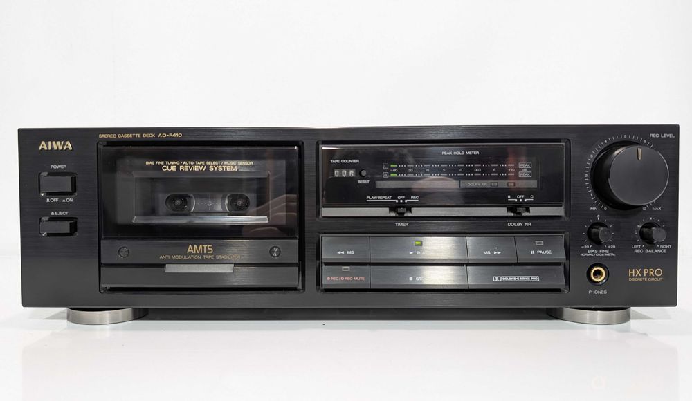 Касетна дека Aiwa AD-F410Z, HX Pro/Dolby/2-ві голови/збірка Сингапур