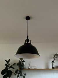 Lampa loftowa czarna