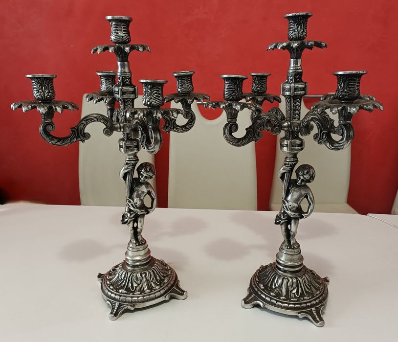 Conjunto de Terrina e dois castiçais