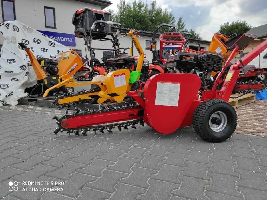 Duża Koparka Łańcuchowa DR-TR 15 420cm3 60cm WIDIA rozr. el